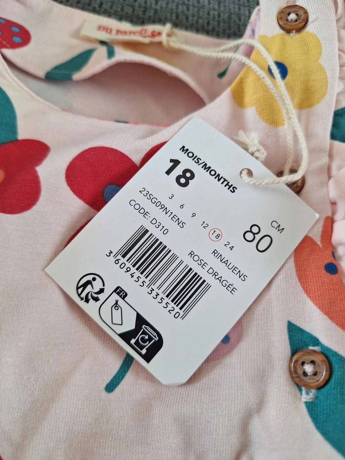 Vestido 18 meses DPAM nuevo con etiqueta – photo 2